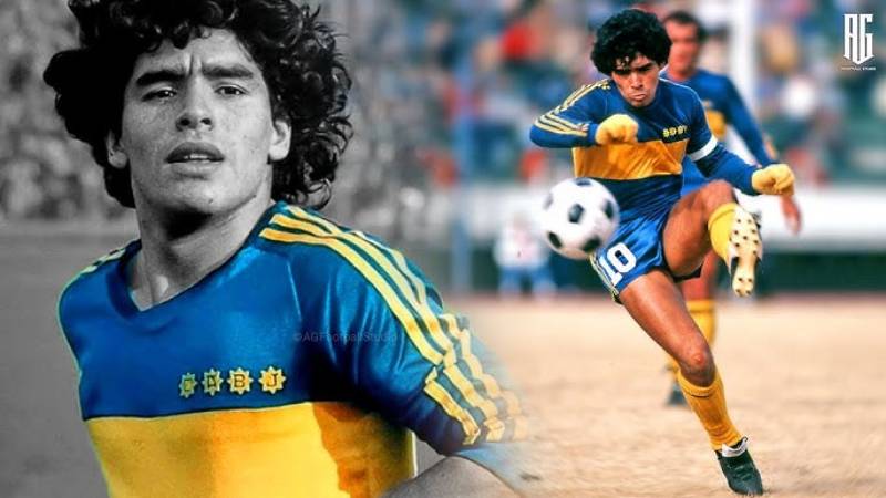 Diego Maradona Số Áo - Huyền Thoại Không Thể Thay Thế 3 Boca Juniors (1981-1982): Số áo 10 – Sự thăng hoa của ngôi sao