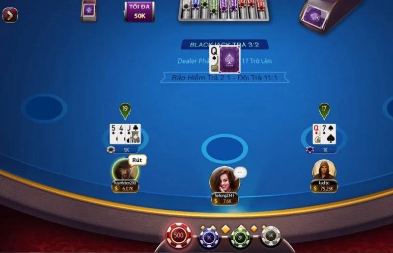 Luật Chơi Blackjack Sunwin Đầy Đủ Để Chơi Luôn Thắng 4 Các lựa chọn của người chơi
