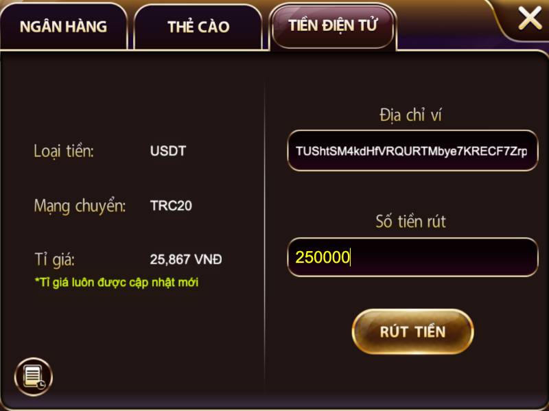 Rút Tiền Sunwin – Thanh Toán Nhanh Gọn, Bảo Mật Tối Đa 6 Rut Tien Qua Tien Dien Tu